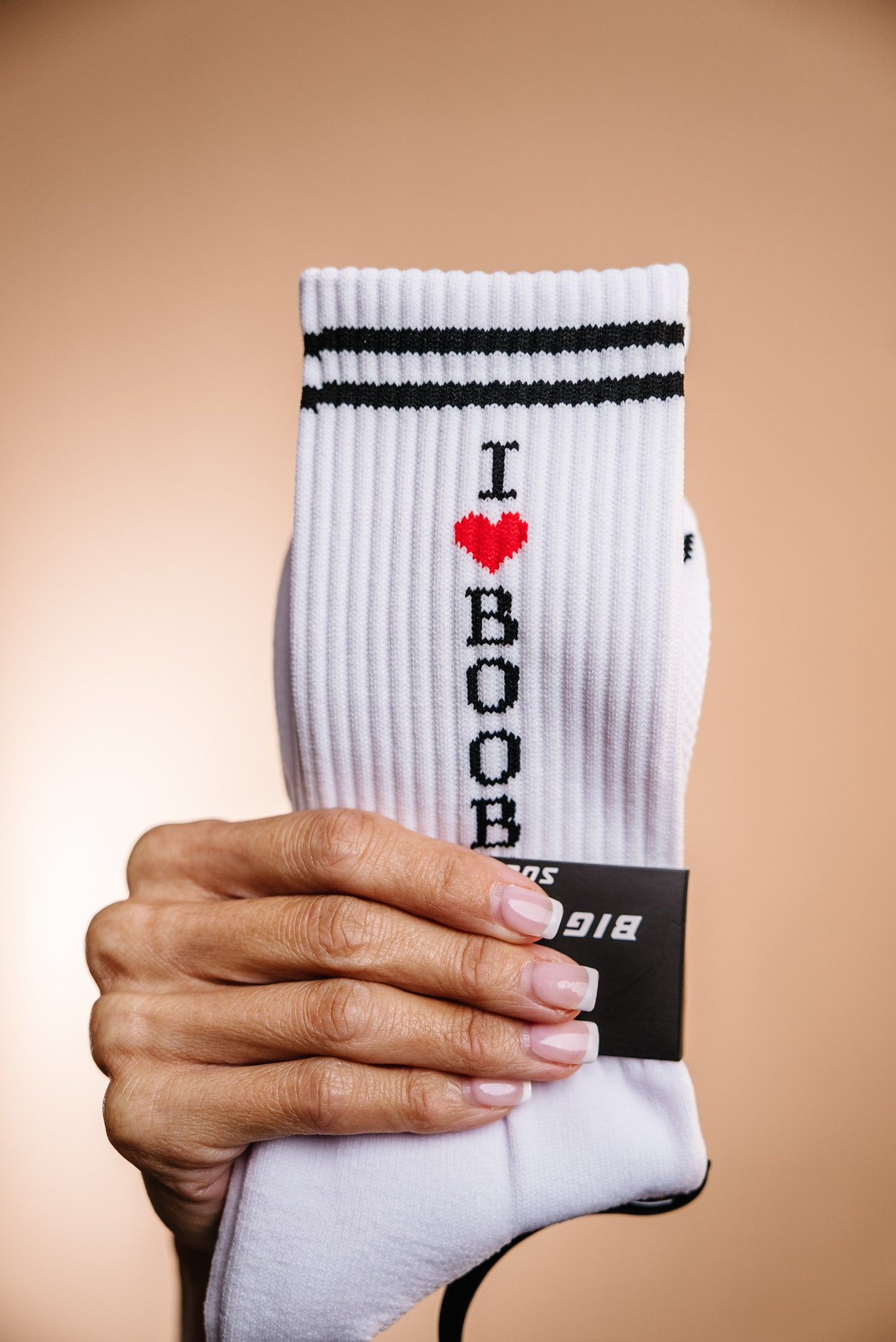 I Love Boobs Socks